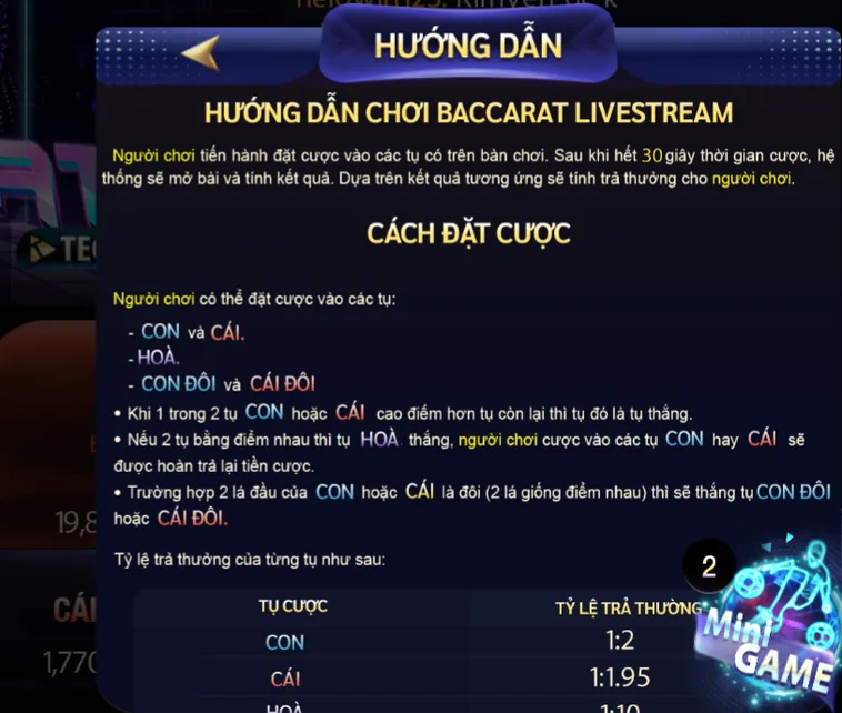 Khám Phá Siêu Phẩm Baccarat Casino Tại 789Club Với Tỷ Lệ Thắng Lớn