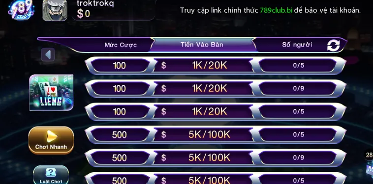 Sức Hút Khó Cưỡng Từ Trò Chơi Liêng Tại 789Club Đỉnh Cao Nhất Năm 2026
