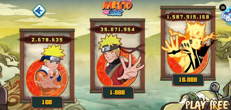 Nổ Hũ Naruto Slots Tại 789Club Trải Nghiệm Thế Giới Ninja Huyền Thoại Săn Tiền Thưởng
