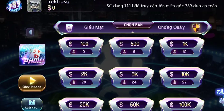 Phỏm Tại 789Club Đấu Trường Đỉnh Cao Với Cơ Hội Nhân Đôi Tài Khoản Mỗi Ngày