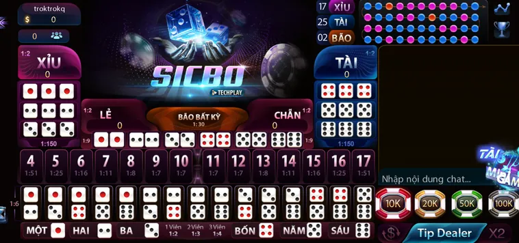 Chinh Phục Siêu Phẩm Sicbo Casino Tại 789Club Với Tỷ Lệ Thắng Lớn