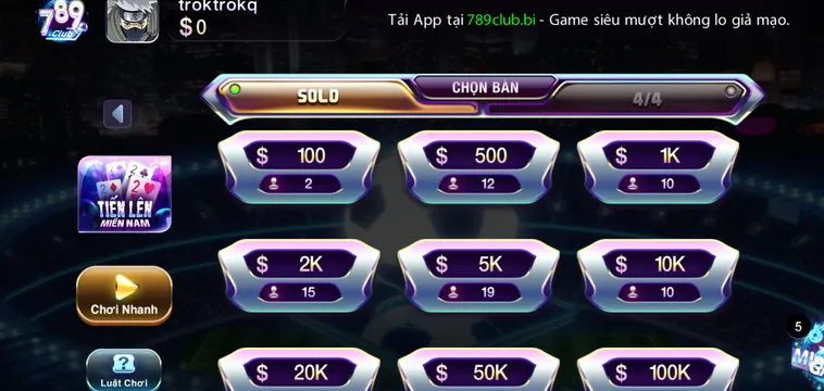 Chinh Phục Đỉnh Cao Tiến Lên Miền Nam Tại 789Club Đầy Hào Hứng
